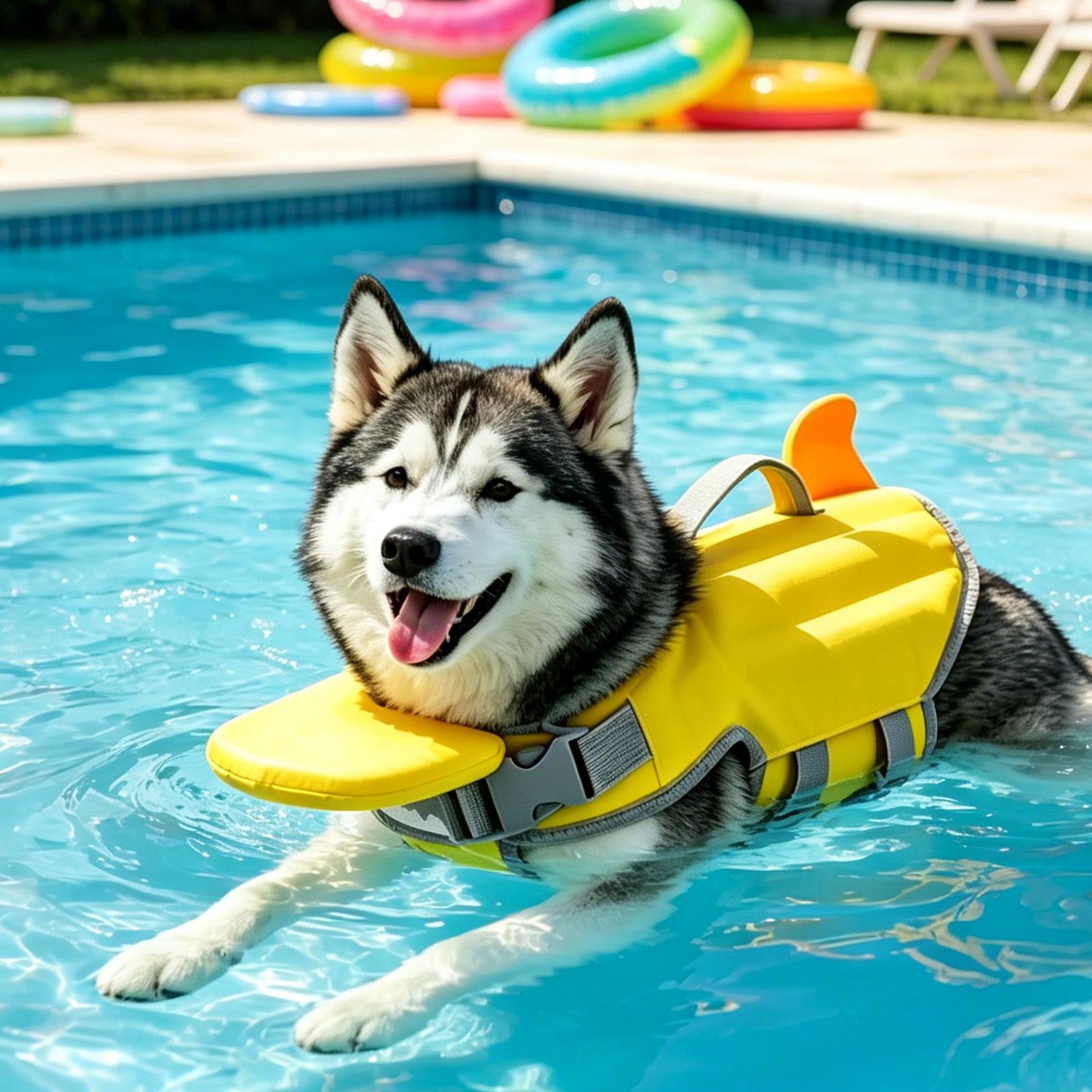 Life Jacket Buoyancy - Honden Zwemvest Hoge Drijfkracht met Reddingshandvat