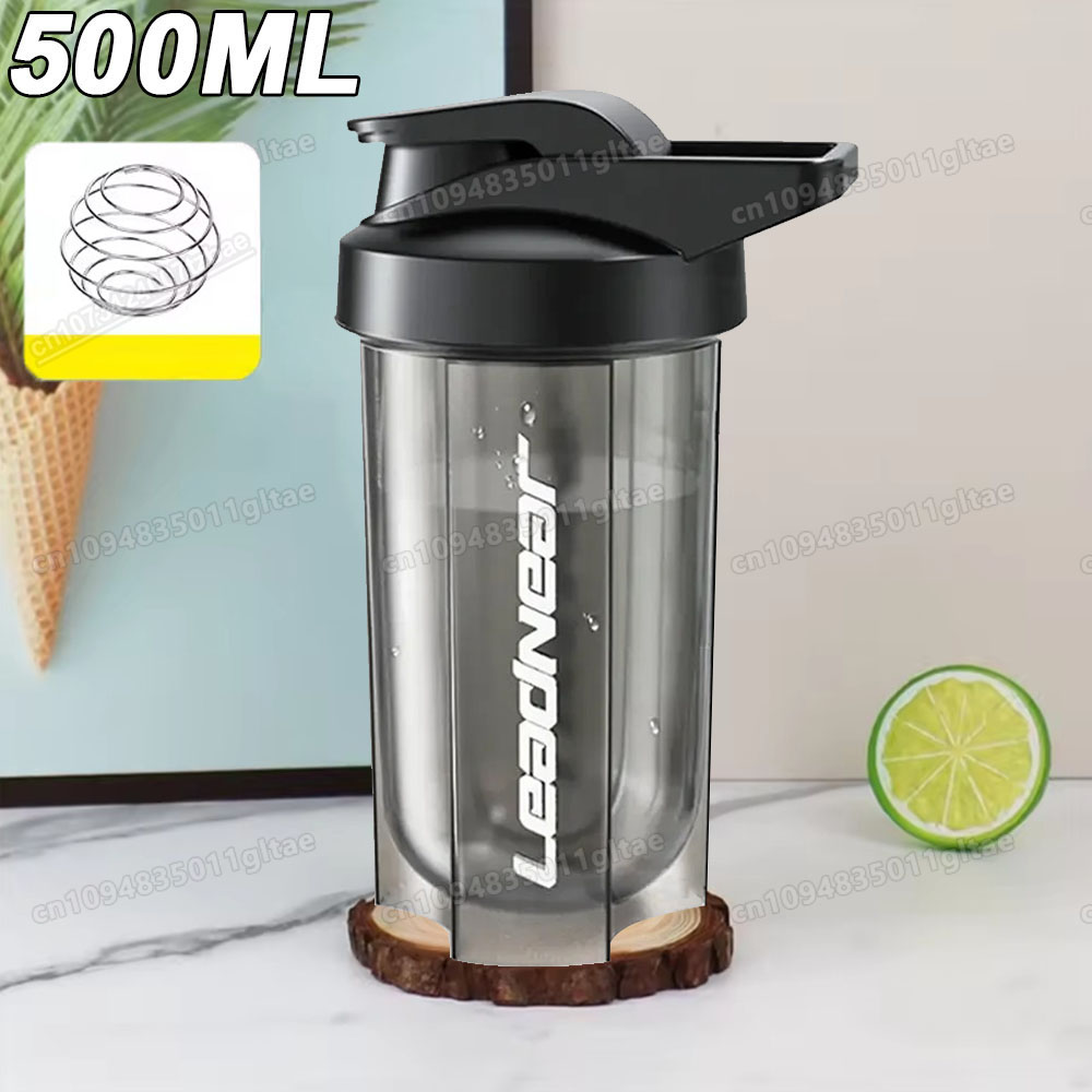 Aquatic Gym - 500ML Draagbare Eiwitpoeder Shaker Fles Lekvrije