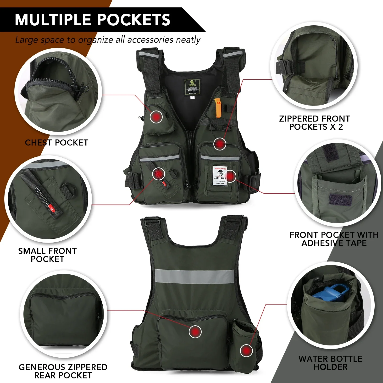 Life Jacket Buoyancy - 2026 Volwassenen Lure Life Jacket Rock