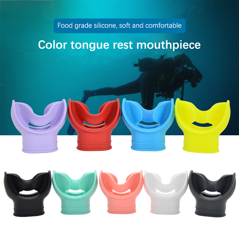 Snorkel Dry Top - Siliconen Snorkel Mondstuk Comfortabele Duikregelaar Mondstuk